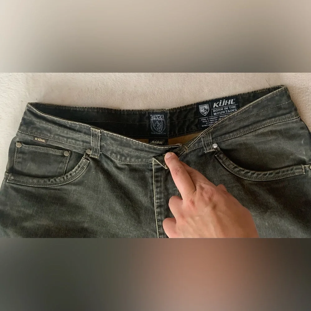 Kuhl born in the mountain men’s utility work hiking pocketed heavy duty pants